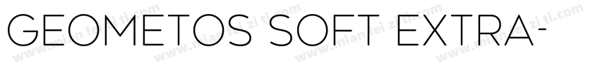 Geometos Soft Extra字体转换
